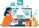 پیش‌نمایش فایل girl-doing-online-shopping-11721067 از پک جمعه سیاه