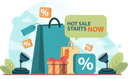 پیش‌نمایش فایل hot-sale-start-now-11721079 از پک جمعه سیاه