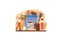 پیش‌نمایش فایل bakers-preparing-delicious-tiramisu-cake-11752280 از پک غذا و نوشیدنی