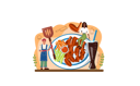 پیش‌نمایش فایل buffalo-wings-chicken-wings-cooking-11752313 از پک غذا و نوشیدنی