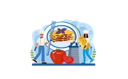 پیش‌نمایش فایل chefs-making-tasty-lasagna-and-italian-delicious-cuisine-11752290 از پک غذا و نوشیدنی