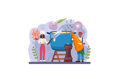 پیش‌نمایش فایل female-chef-making-chicken-soup-11752308 از پک غذا و نوشیدنی