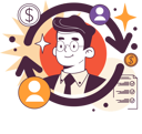 پیش‌نمایش فایل businessman-showing-currency-exchange-11752956 از پک کسب و کار
