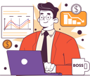 پیش‌نمایش فایل businessman-working-on-financial-report-11752925 از پک کسب و کار