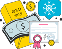 پیش‌نمایش فایل businessman-invests-in-gold-market-11753287 از پک رشد بانک