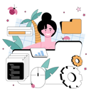 پیش‌نمایش فایل girl-working-on-data-management-11759351 از پک تحلیل داده