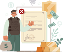پیش‌نمایش فایل businessman-doing-financial-arrangement-11753884 از پک فعالیت آنلاین