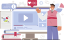پیش‌نمایش فایل businessman-views-at-business-data-11753879 از پک فعالیت آنلاین