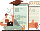 پیش‌نمایش فایل employee-reviews-at-customer-feedback-form-11753862 از پک فعالیت آنلاین