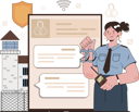 پیش‌نمایش فایل policewoman-safeguards-citizens-rights-11753876 از پک فعالیت آنلاین