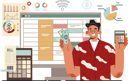 پیش‌نمایش فایل businessman-calculating-business-finances-11753810 از پک فعالیت آنلاین