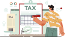 پیش‌نمایش فایل businessman-prepares-tax-document-11753808 از پک فعالیت آنلاین