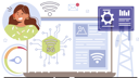 پیش‌نمایش فایل businesswoman-uses-5g-network-11753805 از پک فعالیت آنلاین