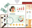 پیش‌نمایش فایل employee-analyzes-financial-report-11753830 از پک فعالیت آنلاین