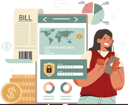پیش‌نمایش فایل employee-analyzes-tax-report-with-security-11753836 از پک فعالیت آنلاین