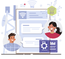 پیش‌نمایش فایل employees-discusses-regarding-5g-network-11753807 از پک فعالیت آنلاین
