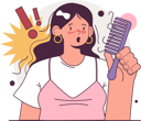 پیش‌نمایش فایل girl-having-hair-loss-problem-11753477 از پک مو