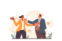 پیش‌نمایش فایل businessman-welcomes-new-member-in-team-11800239 از پک متفرقه
