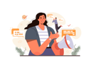 پیش‌نمایش فایل employee-sends-emails-to-customers-11800227 از پک متفرقه