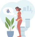 پیش‌نمایش فایل woman-checks-whether-she-is-in-periods-or-not-11799973 از پک مشکلات بارداری