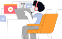 پیش‌نمایش فایل boy-doing-online-study-12307044 از پک آموزش و پرورش