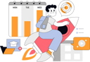 پیش‌نمایش فایل boy-riding-on-rocket-while-getting-education-growth-12307041 از پک آموزش و پرورش