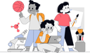 پیش‌نمایش فایل children-doing-various-education-12307052 از پک آموزش و پرورش
