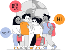 پیش‌نمایش فایل girls-and-boys-taking-foreign-education-12307051 از پک آموزش و پرورش