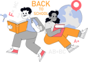 پیش‌نمایش فایل gril-and-boy-going-to-school-for-study-12307055 از پک آموزش و پرورش
