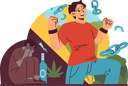 پیش‌نمایش فایل boy-contrasting-struggle-of-addiction-with-path-to-recovery-12305077 از پک مشکل افراد