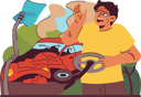 پیش‌نمایش فایل boy-crying-for-car-accident-and-spotlighting-urgency-of-cautious-driving-12306619 از پک مشکل افراد