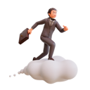 پیش‌نمایش فایل businessman-flying-on-cloud-5474272 از پک شخصیت تاجر