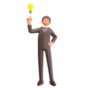 پیش‌نمایش فایل businessman-get-an-idea-5460533 از پک شخصیت تاجر