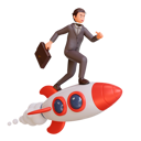 پیش‌نمایش فایل businessman-flying-on-rocket-5552114 از پک شخصیت تاجر