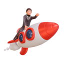 پیش‌نمایش فایل businessman-launching-business-startup-5552140 از پک شخصیت تاجر