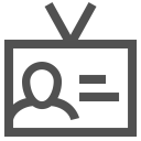پیش‌نمایش فایل badge-id-identification-user-data-profile از پک خطوط ساده (نمونه های رایگان)