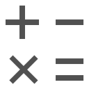 پیش‌نمایش فایل calculator-math-plus-minus-equal-multiplication از پک خطوط ساده (نمونه های رایگان)