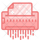 پیش‌نمایش فایل paper-shredder-office-recycle-destruction-document از پک خطوط کوتاه قرمز (پر)