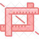 پیش‌نمایش فایل photo-crop-tool-interface-ui-frame از پک خطوط کوتاه قرمز (پر)