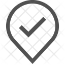 پیش‌نمایش فایل geolocation-done-added-downloaded-pin-tag-mark از پک خطوط ساده