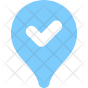 پیش‌نمایش فایل geotag-geography-tag-map-done-added از پک گلیف های آبی پررنگ