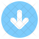 پیش‌نمایش فایل import-circle-file-downloaded-download-1 از پک گلیف های آبی پررنگ