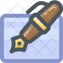 پیش‌نمایش فایل fountain-pen-edit-pencil-web-settings-design-idea-drawing از پک ابزارهای نوشتاری (رنگی)