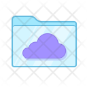 پیش‌نمایش فایل folder-cloud-storage-file-data از پک خطوط نازک (رنگی)