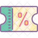 پیش‌نمایش فایل coupon-ticket-percent-sale-discount از پک خطوط کوتاه قرمز (رنگی)