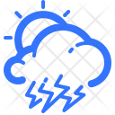 پیش‌نمایش فایل sun-and-cloud-thunderstorm-day-weather-forecast از پک ابرها و بارش (حاشیه دار)