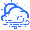 پیش‌نمایش فایل sun-and-cloud-with-wind-windy-overcast-weather-forecast از پک ابرها و بارش (حاشیه دار)