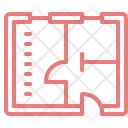 پیش‌نمایش فایل plan-5 از پک خطوط کوتاه قرمز (حاشیه)
