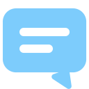 پیش‌نمایش فایل text-chat-bubble-active-message-talk-conversaion از پک گلیف های آبی پررنگ (نمونه های رایگان)