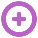 پیش‌نمایش فایل add-circle-plus-download از پک بنفش پررنگ (نمونه های رایگان)